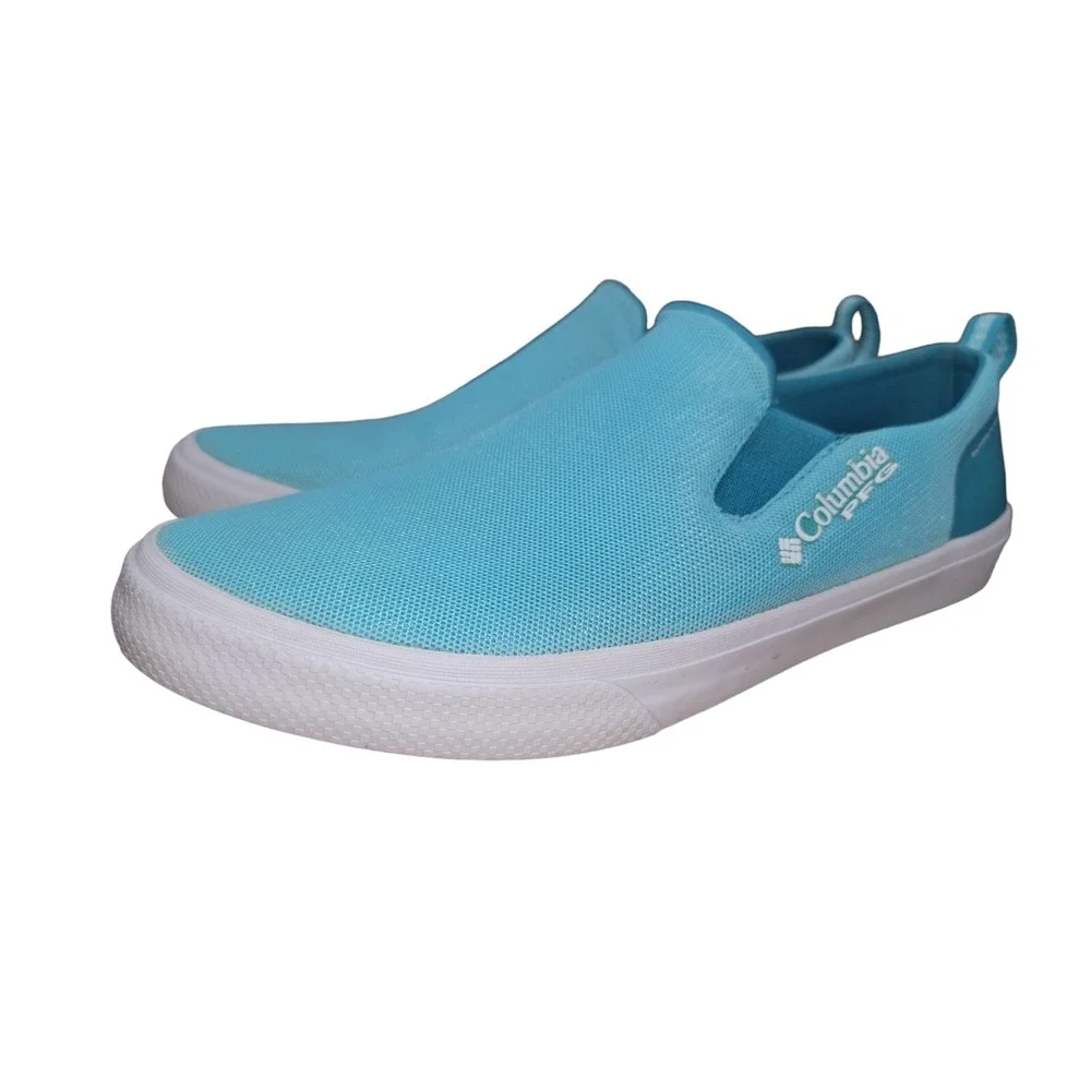 Columbia PFG Dorado Women's Sz 9 Blue Boat Shoes Outdoors Fishing Slip On